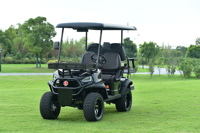 E-BOLT Electric Golf Cart – Backseat, Bluetooth, Windshield, Quiet Ride