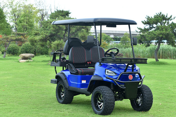 E-BOLT Electric Golf Cart – Backseat, Bluetooth, Windshield, Quiet Ride