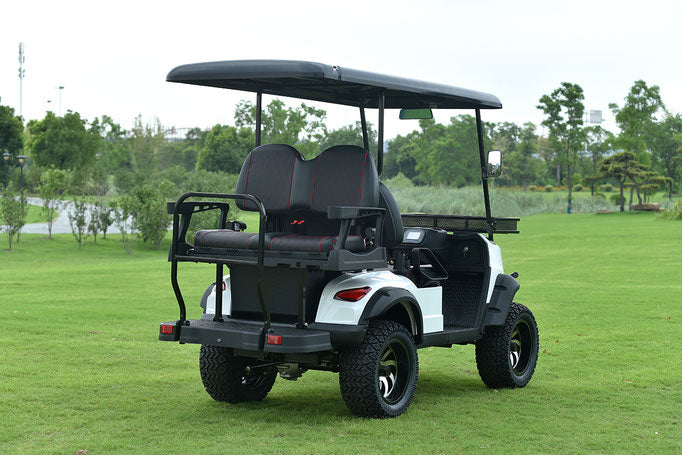 E-BOLT Electric Golf Cart – Backseat, Bluetooth, Windshield, Quiet Ride