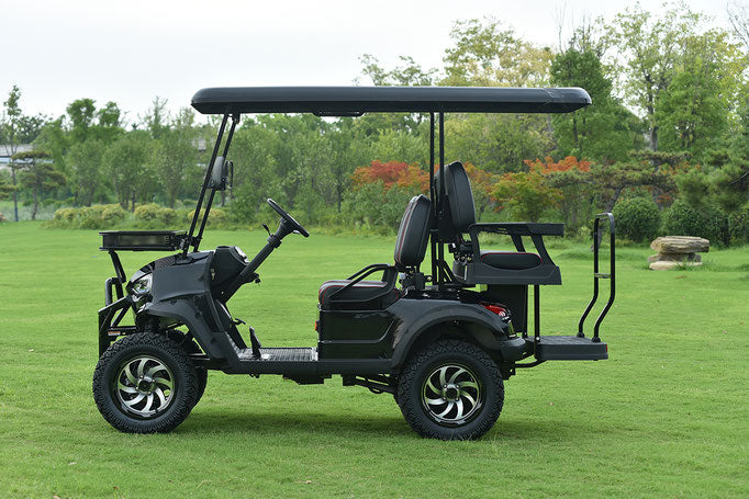 E-BOLT Electric Golf Cart – Backseat, Bluetooth, Windshield, Quiet Ride