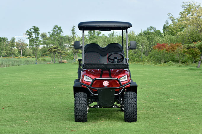 E-BOLT Electric Golf Cart – Backseat, Bluetooth, Windshield, Quiet Ride